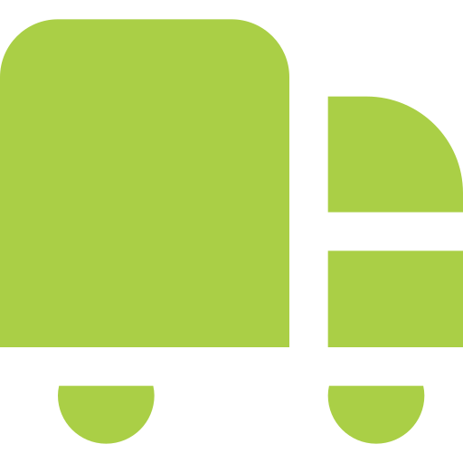 Green delivery truck icon | VELCARE