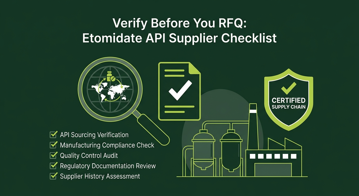How to Verify an Etomidate API Supplier Before Sending an RFQ