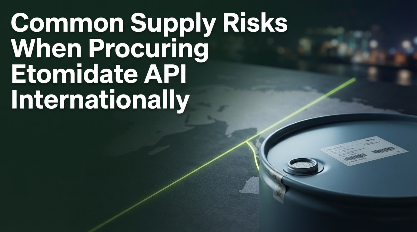 Common Supply Risks When Procuring Etomidate API Internationally