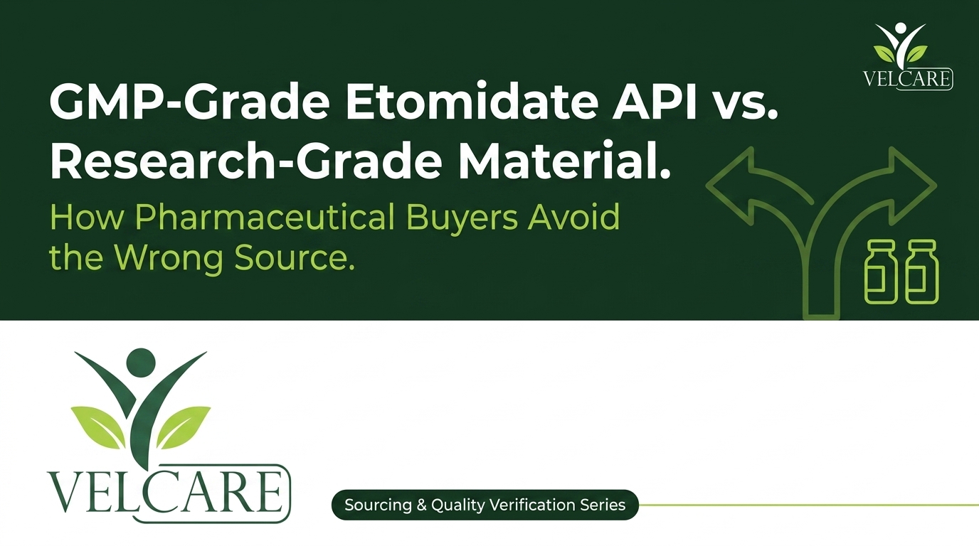 GMP-Grade Etomidate API vs. Research-Grade Material