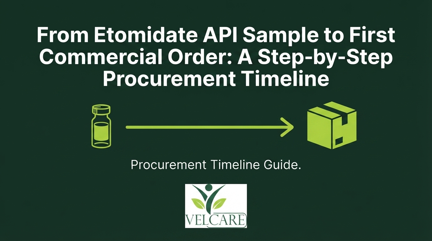 From Etomidate API Sample to First Commercial Order: A Step-by-Step Procurement Timeline